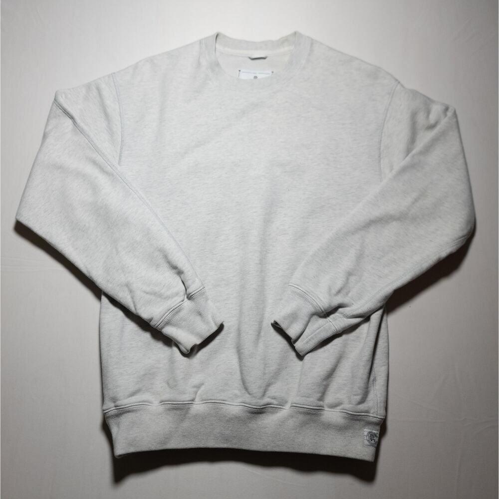 Reigning Champ Sweatshirt Mens XS Heather Grey Crewneck Raglan Made In Canada